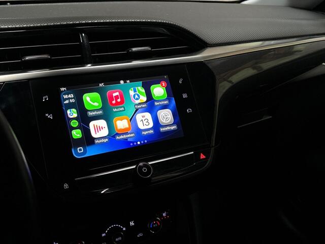 Opel CORSA 1.2 Elegance GS Line Automaat (VIRTUAL COCKPIT, APPLE CARPLAY, LEDER, 360 CAMERA, GETINT GLAS, STOELVERWARMING, LM VELGEN, NIEUWE APK, NIEUWSTAAT)