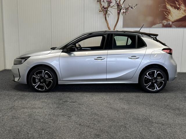 Opel CORSA 1.2 TURBO GS NAVIGATIE VIA APPLE CARPLAY/ANDROID CRUISE CONTROL RIJSTROOKSENSOREN DODEHOEKSENSOREN ACHTERUITRIJCAMERA 17" LICHTMETALEN VELGEN ZEER MOOI !! 3010