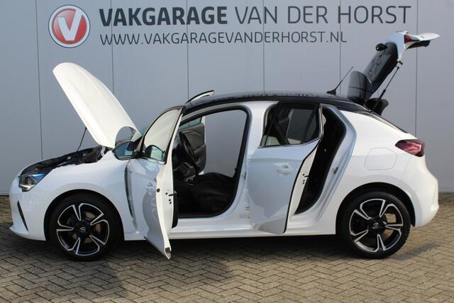 Opel CORSA 1.2-100pk Turbo GS Line. Erg mooie sportieve wagen, slechts 23.500 ! Panoramadak, Lane- en side assist, Telefoonvoorb., Cruise Cntrl, LED verl., PDC v+a, LM wielen, Climate Control, Navigatie by Apple/Android, Stoel- en stuurwiel verwarming etc.