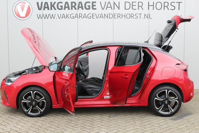 Opel CORSA 1.2-100 pk Turbo GS-Line. Erg mooie sportieve wagen, slechts 25.500km ! Panoramadak, Stoel- en stuurwielverwarming, Cruise Control, Climate Control, Apple CarPlay/Android auto, Camera, Dodehoek assistent