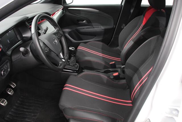 Opel CORSA 1.2 102pk GS Line Navigatie Apple Carplay/Android Auto Airco Cruise Control Lichtmetalen velgen Digitaal Dashboard Sportstoelen