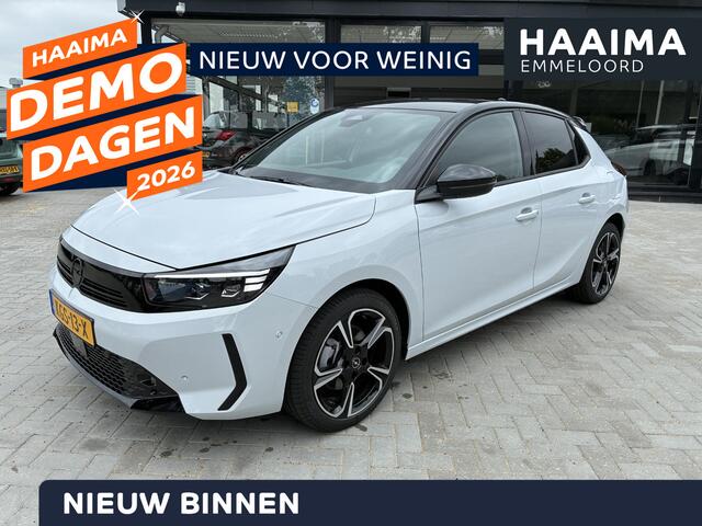 Opel CORSA 1.2 Turbo 145Pk Hybrid Automaat Ultimate | DEMO | Climate control | Navigatie | Camera | Parkpilot | Alcantara | Cruisecontrol | 17" LM-Velgen