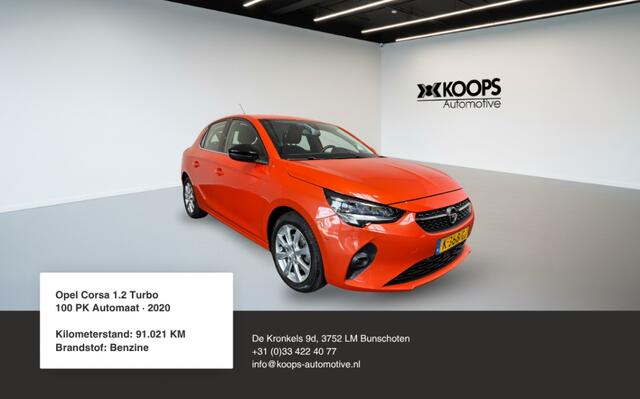 Opel CORSA 1.2 Elegance Carplay | Automaat | Cruise Control | Camera