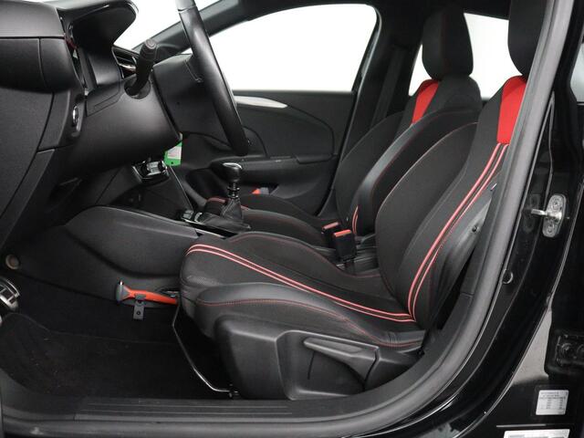 Opel CORSA 1.2 GS Line | Half leder | Cruise control | Carplay | Camera | Park assist | Virtueel dashboard | Lichtmetaal 16"