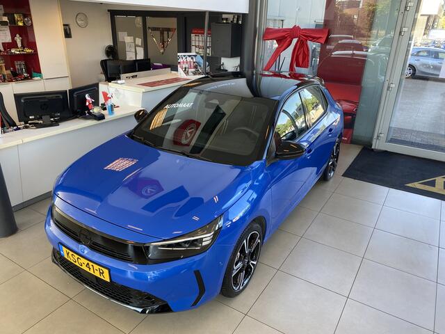 Opel CORSA 1.2 Turbo Hybrid GS,Automaat,Apple Carplay Android/Auto,Digitaal Instrumentel,DnpaneeAB,Airco Cruisecontrol,Spraakbediening,V&A Sensoren,Two-Tone Lak Inch Lmv