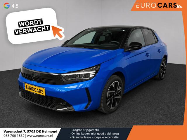 Opel CORSA 1.2 Turbo 100pk YES Facelift Bleu Vertigo Black Roof Stoel en Stuurverwarming Wireless CarPlay 16" LMV