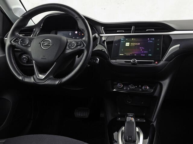 Opel CORSA 1.2 Elegance Sport Automaat (VIRTUAL COCKPIT, APPLE CARPLAY, GROOT NAVI, 360 CAMERA, SPORTSTOELEN, GETINT GLAS, LM VELGEN, LEDER STUURWIEL, NIEUWSTAAT)