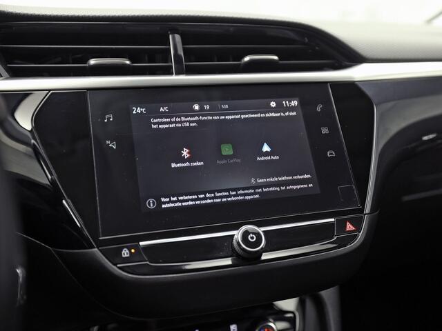 Opel CORSA 1.2 Elegance Sport Automaat (VIRTUAL COCKPIT, APPLE CARPLAY, GROOT NAVI, 360 CAMERA, SPORTSTOELEN, GETINT GLAS, LM VELGEN, LEDER STUURWIEL, NIEUWSTAAT)