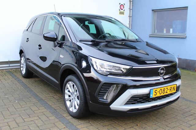 Opel Crossland 1.2 Turbo Elegance | Incl. 1 jaar Garantie | Parkeersensoren V+A | Stuurwielverwarming | Stoelverwarming | Cruise controle | Climate controle | 360* Camera | Dodehoeksensoren | Verstelbare achterbank | Lane assist | Apple CarPlay/Android Auto | Navigatie 
