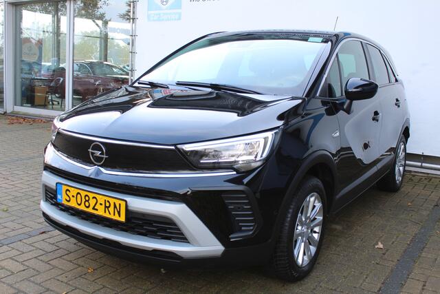 Opel Crossland 1.2 Turbo Elegance | Incl. 1 jaar Garantie | Parkeersensoren V+A | Stuurwielverwarming | Stoelverwarming | Cruise controle | Climate controle | 360* Camera | Dodehoeksensoren | Verstelbare achterbank | Lane assist | Apple CarPlay/Android Auto | Navigatie 