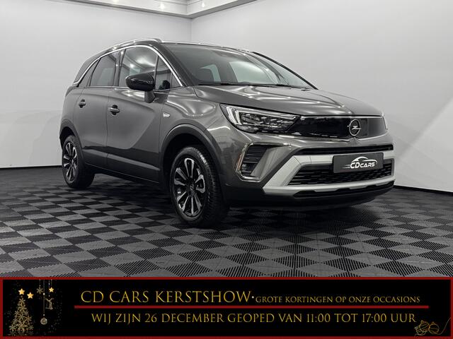 Opel Crossland 1.2 Turbo Elegance Half leder, Apple carplay, Rijstrook correctie, Winterpakket, Clima, 2 jaar garantie