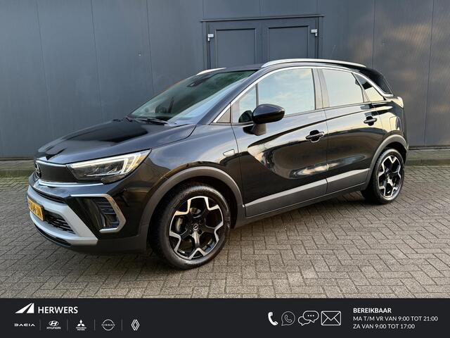 Opel Crossland 1.2 Elegance / Android Auto/Apple Carplay / Climate Control / Cruise Control / Navigatie via Android Auto/Apple Carplay/ Stuurverwarming / Stoelverwarming / LED / DAB / 17" Lichtmetalen Velgen