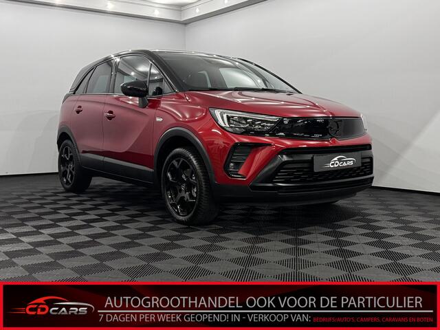 Opel Crossland 1.2 Turbo GS Line Half leder, Clima, Apple carplay, Parkeersensoren, Cruise control, Rijstrook correctie