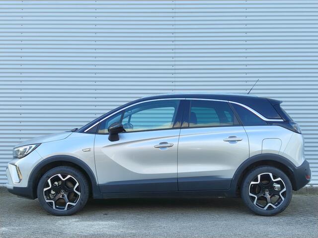 Opel Crossland 1.2 Turbo 110pk Ultimate | 180° CAMERA+SENSOREN | ALCANTARA/LEDER | AGR-STOELEN | NAVI | DAB+ | ISOFIX | FULL LED | LAGE KM | TWO-TONE | KEYLESS |