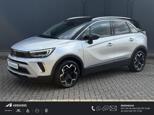 Opel Crossland 1.2 Turbo Ultimate / 110 pk / Beide stoelen in hoogte verstelbaar AGR / Zeer Compleet / Alcantara / Led /17 inch / Navi / Apple Android / Dode hoek /