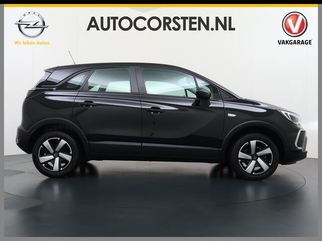Opel Crossland T 131PK AUT-6 Apple Carplay Android Auto Navi* Ecc Cruise Control Camera Stoel+Stuurverwarming Pdc Elegance DAB Bluetooth Lane Assist Led Winter Pakket Parkeer Pakket Mooie en complete Opel Crossland! ¤ 32.000 nieuw! EURO6