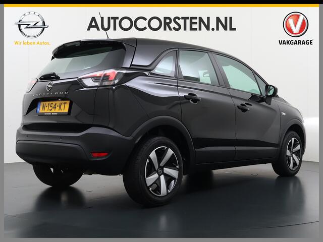 Opel Crossland T 131PK AUT-6 Apple Carplay Android Auto Navi* Ecc Cruise Control Camera Stoel+Stuurverwarming Pdc Elegance DAB Bluetooth Lane Assist Led Winter Pakket Parkeer Pakket Mooie en complete Opel Crossland! ¤ 32.000 nieuw! EURO6
