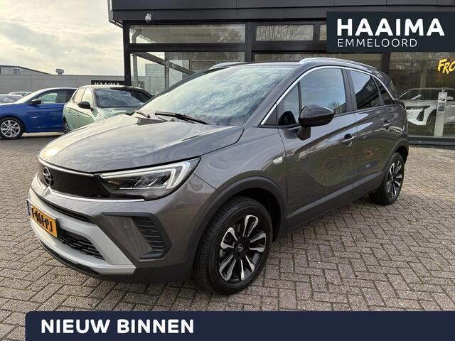 Opel Crossland 130 pk Turbo Elegance | Camera | ECC | Navigatie | Stoel & Stuurverwarming | Parkeersensoren | LM Velgen | Electrisch pakket |