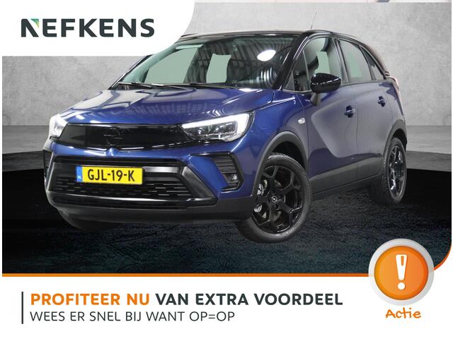 Opel Crossland 1.2 130PK Turbo Level 4 | Trekhaak | Parkeersensoren | AGR Bestuurdersstoel | Armsteun | Navigatie | Cruise Control | Climate Control | AppleCarPlay/AndroidAuto | Two-Tone | LED | Privacy Glass | Isofix |