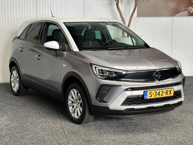 Opel Crossland 1.2 TURBO ELEGANCE NAVIGATIE STOEL/STUURVERWARMING CRUISE CONTROL APPLE CARPLAY/ANDROID RIJSTROOKSENSOREN DODEHOEKSENSOREN ACHTERUITRIJCAMERA PDC ZEER MOOI !! 3010