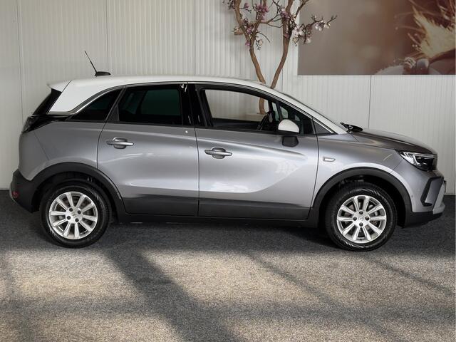 Opel Crossland 1.2 TURBO ELEGANCE NAVIGATIE STOEL/STUURVERWARMING CRUISE CONTROL APPLE CARPLAY/ANDROID RIJSTROOKSENSOREN DODEHOEKSENSOREN ACHTERUITRIJCAMERA PDC ZEER MOOI !! 3010