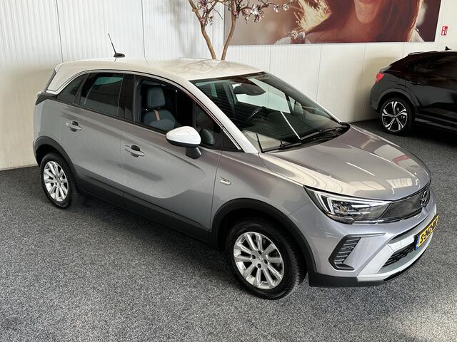 Opel Crossland 1.2 TURBO ELEGANCE NAVIGATIE STOEL/STUURVERWARMING CRUISE CONTROL APPLE CARPLAY/ANDROID RIJSTROOKSENSOREN DODEHOEKSENSOREN ACHTERUITRIJCAMERA PDC ZEER MOOI !! 3010