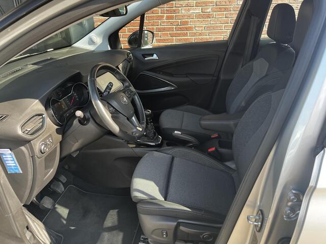Opel Crossland Elegance 1.2 Turbo 110pk | ALL-SEASON BANDEN | TREKHAAK | AGR-STOEL | 180° CAMERA + SENSOREN | VOORRUITVERW. | STOEL- EN STUURVERWARMING | ISOFIX | NAVI PRO | DAB+ |