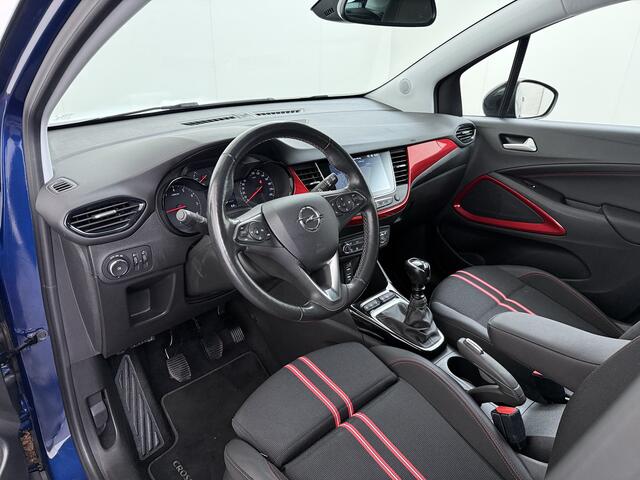 Opel Crossland 1.2 Turbo GS Line Navi 360°Camera Trekhaak AGR-Comfort Stoel Android Auto Apple Carplay Cruise Control Airco Pdc Stoel+Stuur+Voorruitverwarming Led Lmv 16" Pivacy Glas Isofix DAB 1e Eigenaar Dealeronderhouden Origineel Nederlandse Auto
