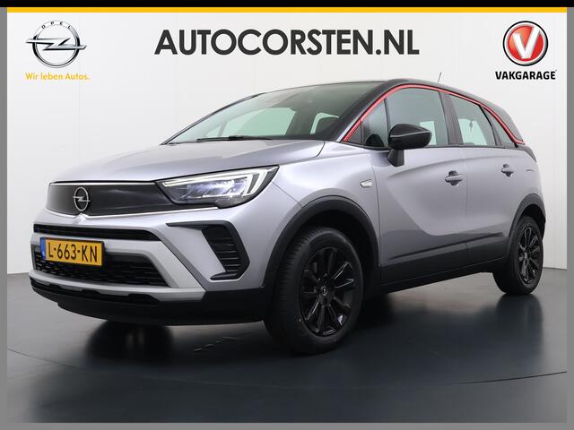 Opel Crossland 131PK Turbo GS Line Navi* Camera AGR Ergonomiezetel Apple Carplay Android Auto Cruise Control Airco Bluetooth Pdc Regen-Lichtsensor Lane Assist Lmv 16" Led Isofix ESP ABS 1e Eigenaar Dealeronderhouden Origineel Nederlandse Auto