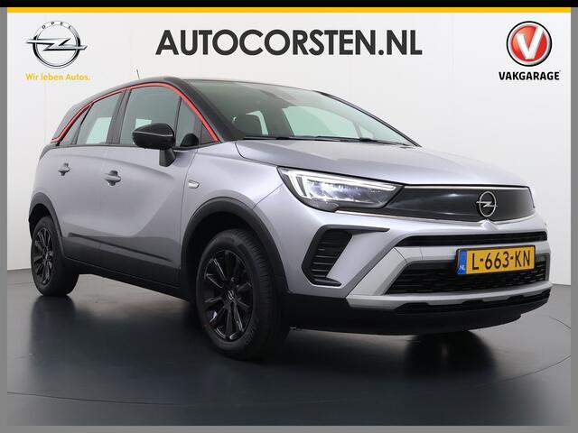 Opel Crossland 131PK Turbo GS Line Navi* Camera AGR Ergonomiezetel Apple Carplay Android Auto Cruise Control Airco Bluetooth Pdc Regen-Lichtsensor Lane Assist Lmv 16" Led Isofix ESP ABS 1e Eigenaar Dealeronderhouden Origineel Nederlandse Auto