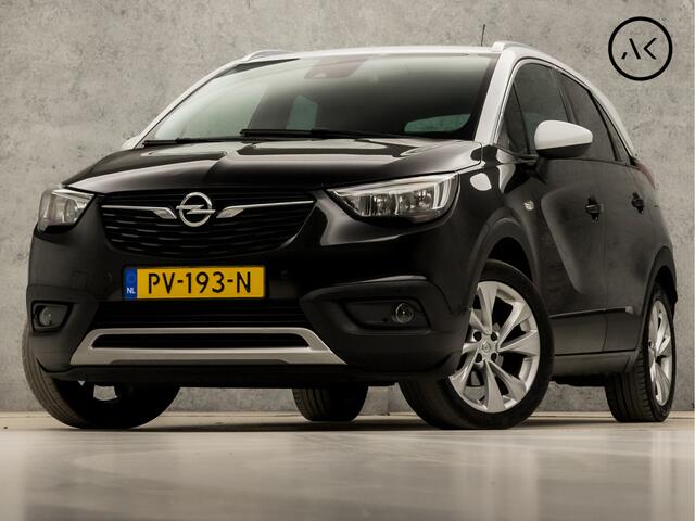 Opel Crossland X 1.2 Turbo Innovation (APPLE CARPLAY, GROOT NAVI, 360 CAMERA, CLIMATE, LEDER, SPORTSTOELEN, GETINT GLAS, KEYLESS, CRUISE, TREKHAAK, NIEUWE APK, NIEUWSTAAT)
