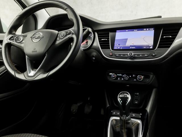 Opel Crossland X 1.2 Turbo Innovation (APPLE CARPLAY, GROOT NAVI, 360 CAMERA, CLIMATE, LEDER, SPORTSTOELEN, GETINT GLAS, KEYLESS, CRUISE, TREKHAAK, NIEUWE APK, NIEUWSTAAT)