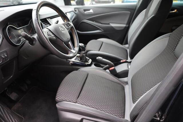 Opel Crossland X 1.2 Edition 2020 STUUR+STOELVERWARMING CARPLAY CRUISE CLIMA DAKRAILS 2xPDC LMV HALFLEER