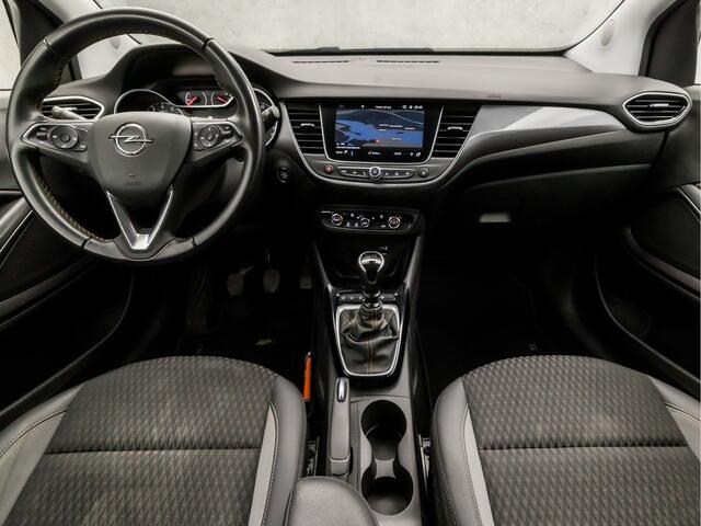 Opel Crossland X 1.2 Turbo Innovation Sport 131Pk (APPLE CARPLAY, GROOT NAVI, CLIMATE, KEYLESS, LM VELGEN, LEDER, SPORTSTOELEN, TREKHAAK, CRUISE, PARKEERSENSOREN, NIEUWE APK, NIEUWSTAAT)