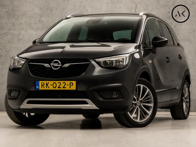 Opel Crossland X 1.2 Turbo Innovation (HEAD-UP DISPLAY, APPLE CARPLAY, GROOT NAVI, CLIMATE, LEDER, SPORTSTOELEN, GETINT GLAS, TREKHAAK, LM VELGEN, PARKEERSENSOREN, NIEUWE APK, NIEUWSTAAT)