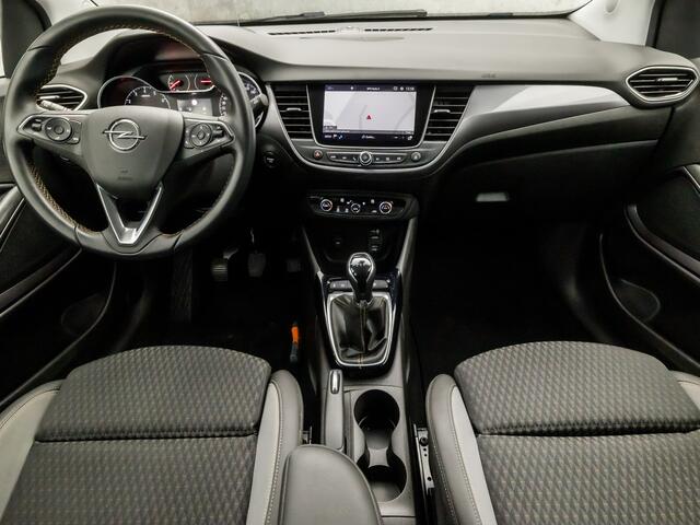 Opel Crossland X 1.2 Turbo Innovation (HEAD-UP DISPLAY, APPLE CARPLAY, GROOT NAVI, CLIMATE, LEDER, SPORTSTOELEN, GETINT GLAS, TREKHAAK, LM VELGEN, PARKEERSENSOREN, NIEUWE APK, NIEUWSTAAT)