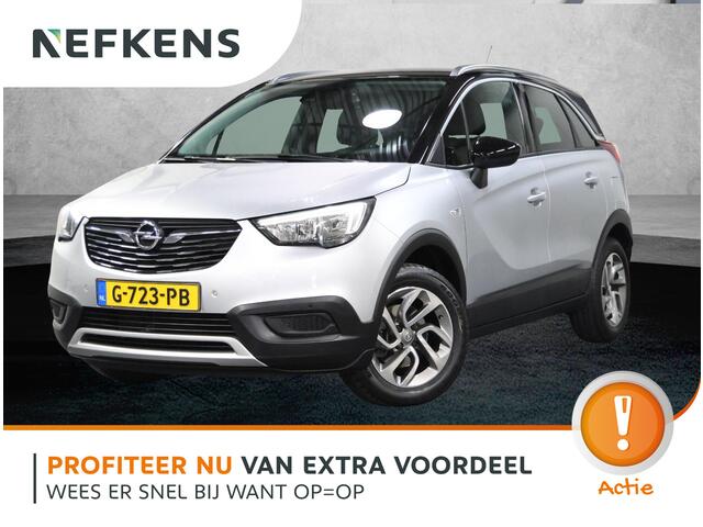 Opel Crossland X 1.2 Turbo 110PK Innovation | AUTOMAAT | Camera | Stoel/Stuur Verwarming | AppleCarPlay/AndroidAuto | Climate Control | Cruise Control | Isofix | Privacy Glass | Parkeersensoren | Two-Tone |