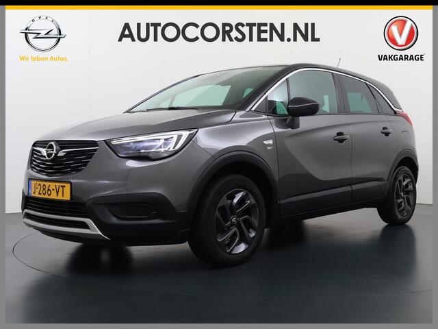 Opel Crossland X 1.2T 111PK Edition 2020 Apple Carplay Android Auto Navi* Airco LED-v+a Cruise Control Regen-Lichtsensor Edition 2020 Lane Assist Lmv Privacy Glas Two-tone Lak Isofix Distributie-riem bij 76.000 vervangen! 1e Eigenaar Origineel Nederlandse Auto
