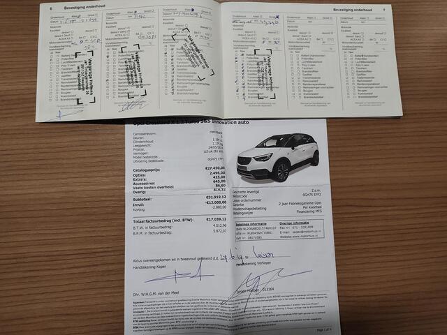 Opel Crossland X 1.2 Turbo Innovation 130Pk Automaat Trekhaak Navigatie-Carplay Cruise-Control Eerste-Eigenaar