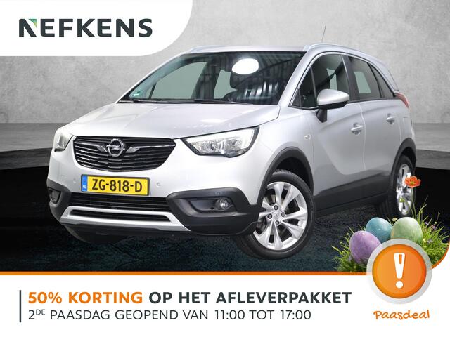 Opel Crossland X 1.2 110PK Turbo Innovation | AppleCarPlay/AndroidAuto | AUTOMAAT | Armsteun | Camera | Dodehoekdetectie | Navigatie | AGR stoelen | LED lampen | Climate Control | Cruise Control | Isofix | Privacy Glass | Parkeersensoren |