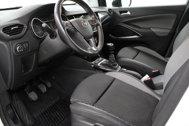 Opel Crossland X 1.2 Turbo innovation (130 pk) | climate | navi | dode hoek | pdc v/a+camera | elektr. inklapbare spiegels | stoel ,stuur en voorruit verwarming | carplay | cruise | bluetooth