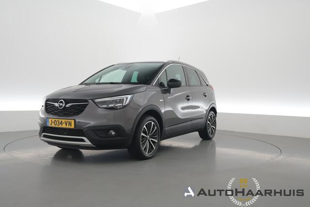 Opel Crossland X 1.2 Turbo Ultimate | Rijklaar! | Pano | Cruise Contr. | Camera | Leder | Stoel- stuurverw. | Apple CarPlay & Android Auto