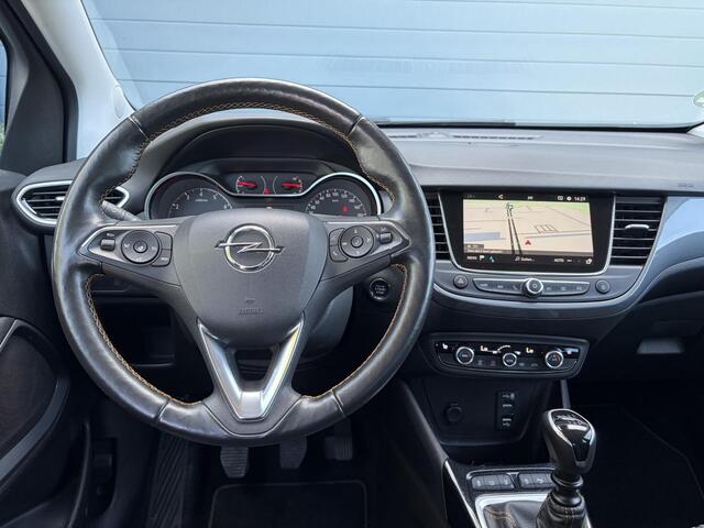 Opel Crossland X 1.2 Turbo Innovation ?1e Eigenaar?Dealer Onderhouden?360°Camera?Carplay?Navi?6 Bak?110pk?Keylss?Halfleder?Pdc V+A?Lm velgen?N.A.P?Rijstrooksensor?Dodehoeksensor?Apk tot 09-2028
