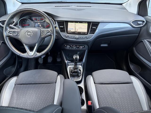 Opel Crossland X 1.2 Turbo Innovation ?1e Eigenaar?Dealer Onderhouden?360°Camera?Carplay?Navi?6 Bak?110pk?Keylss?Halfleder?Pdc V+A?Lm velgen?N.A.P?Rijstrooksensor?Dodehoeksensor?Apk tot 09-2028