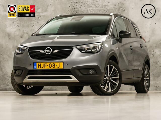 Opel Crossland X 1.2 Turbo Innovation Sport Automaat (APPLE CARPLAY, GROOT NAVI, CLIMATE, STUUR/STOELVERWARMING, SPORTSTOELEN, LEDER, GETINT GLAS, PARKEERSENSOREN, NIEUWSTAAT)