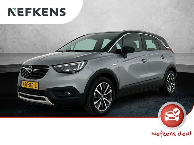 Opel Crossland X 130pk Ultimate | LEER | Camera | Winterpakket | Climate | Navigatie | LED lampen | 17"LMV | Apple Carplay/Android | AUTOMAAT