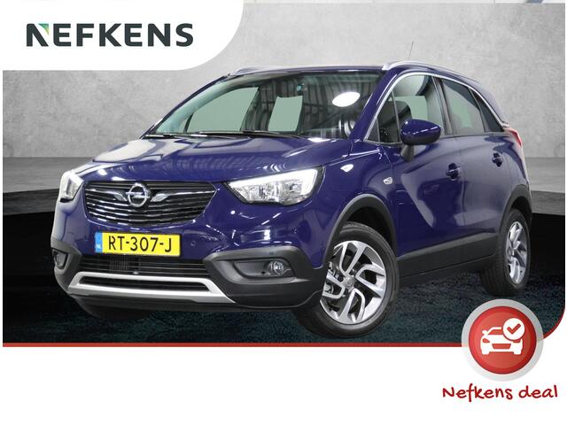 Opel Crossland X 1.2 110PK Turbo Innovation | 1ste eigenaar | AUTOMAAT | AppleCarPlay/AndroidAuto | Armsteun | Stoel/Stuur/VoorruitVerwarmd | Navigatie | Parkeersensoren | Climate Control | Cruise Control | 16"LMV | LEER/Stof | Isofix |Privacy Glass |