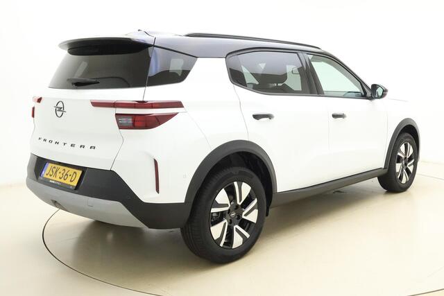 Opel FRONTERA Electric GS 44 kWh | Navigatie | Stoel & Stuurverwarming | Climate control | Camera | Dakrails | Zwart dak | Extra getint glas