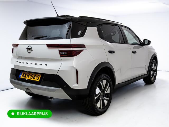 Opel FRONTERA 1.2 Turbo Hybrid GS 7 persoons | Stoel-, Stuur- & voorruitverwarming | Camera | Apple Carplay | Navigatie | Cruise | PDC V+A, Extra getint glas achter, derde zitrij, Nieuwe auto, tot 8 jaar garantie, 7 stuks Frontera op voorraad!