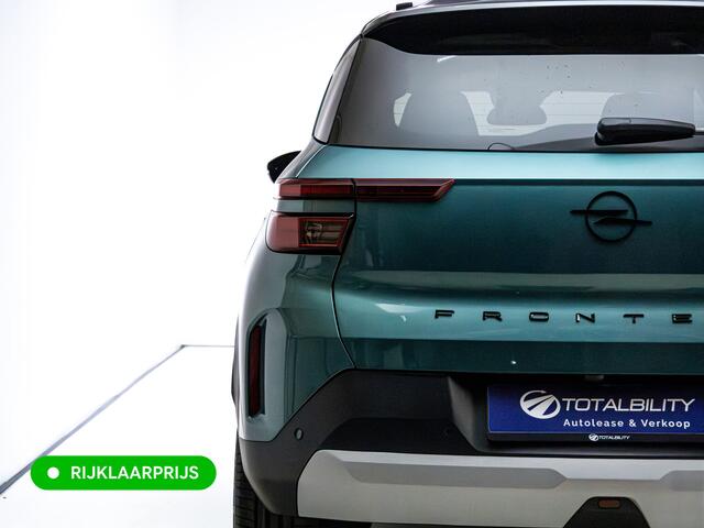 Opel FRONTERA 1.2 Turbo Hybrid GS 7 persoons | Stoel-, Stuur- & voorruitverwarming | Camera | Apple Carplay | Navigatie | Cruise | PDC V+A, Extra getint glas achter, derde zitrij, Nieuwe auto, tot 8 jaar garantie, 7 stuks Frontera op voorraad!